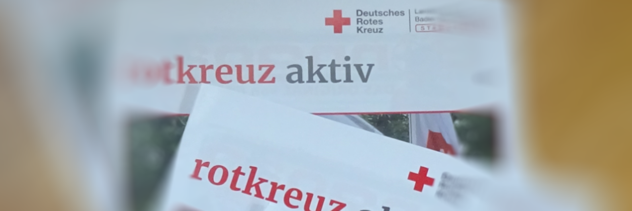 Presse und Meldungen Bild zeigt Zeitung "rotkreuz aktiv"